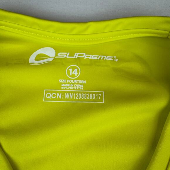 Women's Long Sleeve UV Swim Shirt Rash Guard NWT - Size 14 - Picture 3 of 6